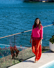 Load image into Gallery viewer, Kate V Neck Knit - Dayglo