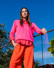 Load image into Gallery viewer, Kate V Neck Knit - Dayglo