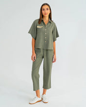 Load image into Gallery viewer, Leah Tapered Trouser - Khaki