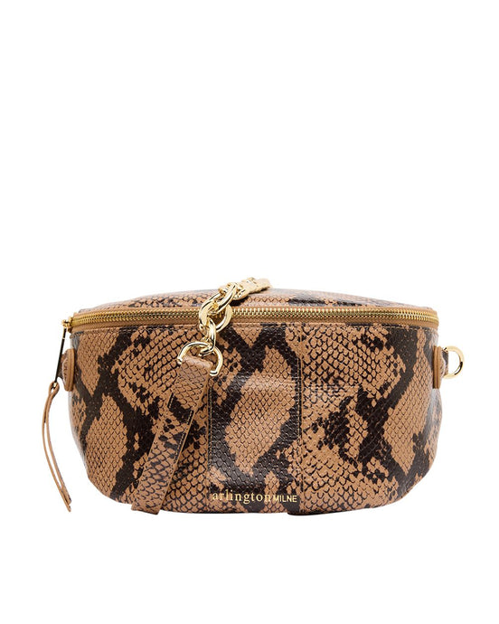 Zara Sling Bag -Caramel Python