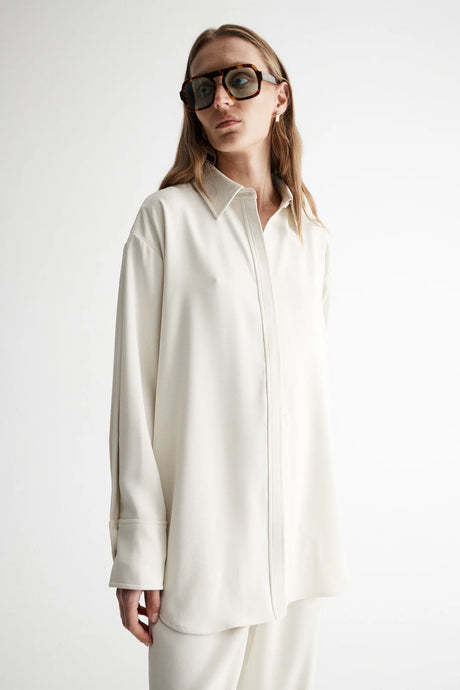 Edra Long Sleeve Shirt - Ecru