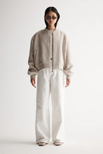Load image into Gallery viewer, Nonnie Bomber Jacket - Ivory Marle