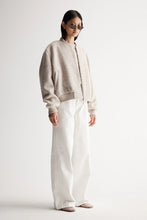 Load image into Gallery viewer, Nonnie Bomber Jacket - Ivory Marle