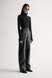 Eden Pant - Black Croc