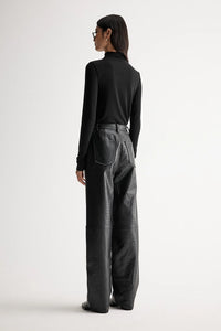 Eden Pant - Black Croc