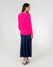 Load image into Gallery viewer, Kate V Neck Knit - Dayglo