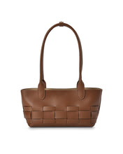 Load image into Gallery viewer, Kenley East West Bag - Tan Saffiano