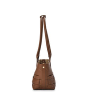 Load image into Gallery viewer, Kenley East West Bag - Tan Saffiano