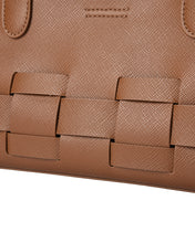 Load image into Gallery viewer, Kenley East West Bag - Tan Saffiano