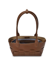 Load image into Gallery viewer, Kenley East West Bag - Tan Saffiano