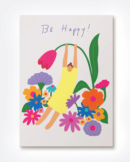 Kids Paint by Number Kit - Be Happy