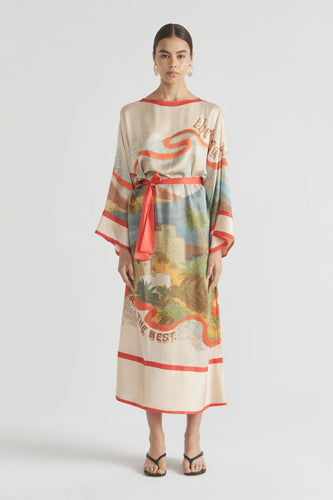 Great Escape Kaftan Dress - Coconut