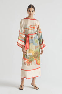 Great Escape Kaftan Dress - Coconut