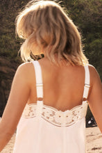Load image into Gallery viewer, Lido Linen &amp; Lace Top - White