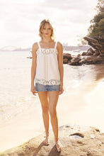 Load image into Gallery viewer, Lido Linen &amp; Lace Top - Watermelon