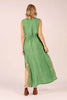 Stella Linen & Lace Maxi - Emerald Linen