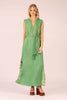Stella Linen & Lace Maxi - Emerald Linen