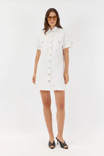 Load image into Gallery viewer, Sarah Boxey Denim Dress - White Wash
