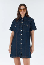 Load image into Gallery viewer, Sarah Boxey Denim Dress - Indigo Rinse