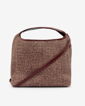 Load image into Gallery viewer, Linton Crossbody Large - Burgundy Weave