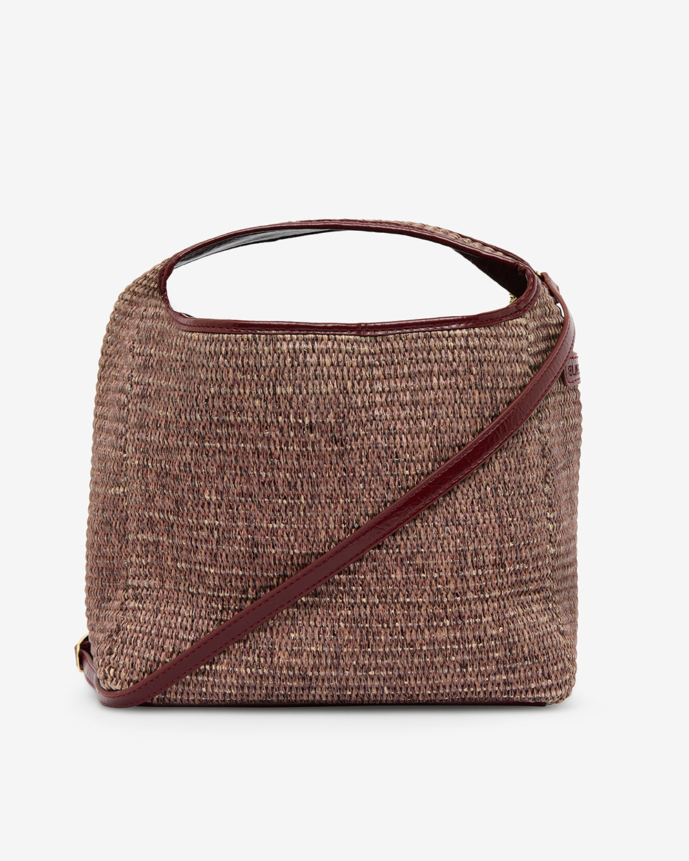 Linton Crossbody Large - Burgundy Weave