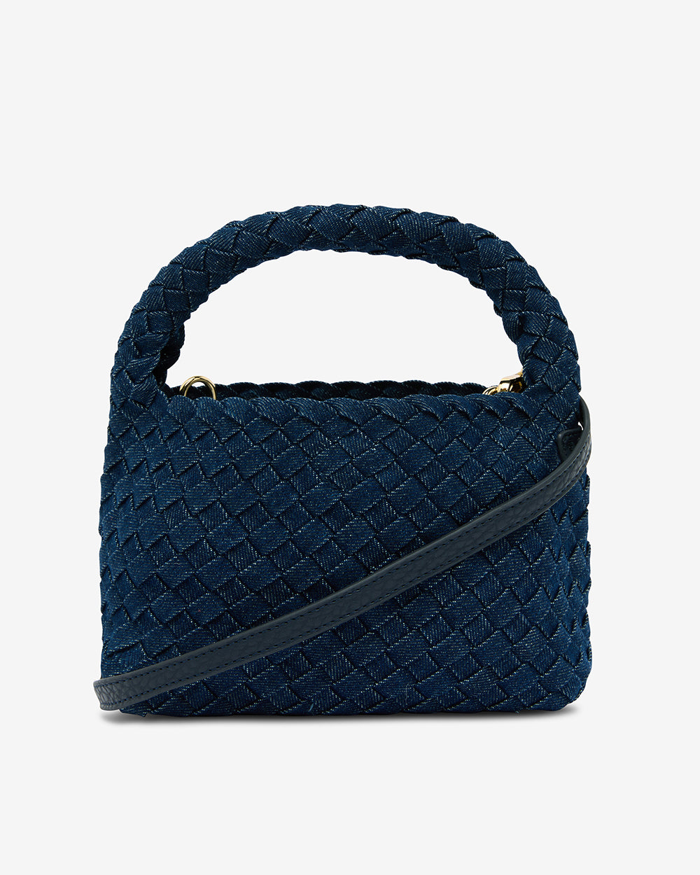 Linton Crossbody - Dark Denim Plait