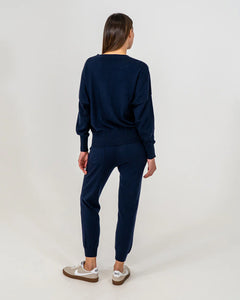 Ivy Track Pant - Navy