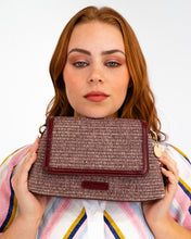 Load image into Gallery viewer, Lugano Crossbody - Burgundy Weave