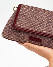 Load image into Gallery viewer, Lugano Crossbody - Burgundy Weave