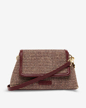 Load image into Gallery viewer, Lugano Crossbody - Burgundy Weave