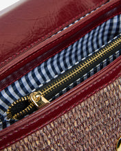 Load image into Gallery viewer, Lugano Crossbody - Burgundy Weave