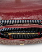 Load image into Gallery viewer, Lugano Crossbody - Burgundy Weave