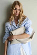 Load image into Gallery viewer, Florence Shirt - Light Blue /White Stripe