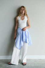 Load image into Gallery viewer, Florence Shirt - Light Blue /White Stripe