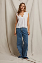 Load image into Gallery viewer, Margot V Neck Tank Top - White