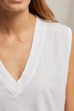 Load image into Gallery viewer, Margot V Neck Tank Top - White