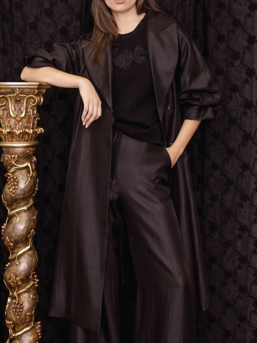 Opera Coat - Black