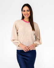 Load image into Gallery viewer, Contrast Marcella Knit - Blush / Dayglo
