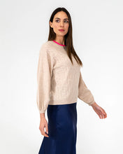 Load image into Gallery viewer, Contrast Marcella Knit - Blush / Dayglo