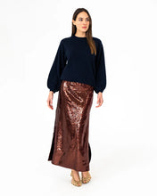Load image into Gallery viewer, Contrast Marcella Knit - Navy