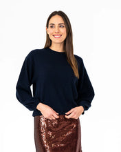 Load image into Gallery viewer, Contrast Marcella Knit - Navy