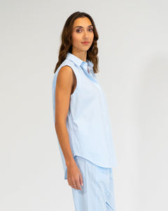 Maui Sleeveless Shirt - Sky