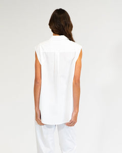Maui Sleeveless Shirt - White