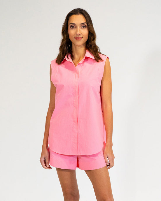Maui Sleeveless Shirt - Pink