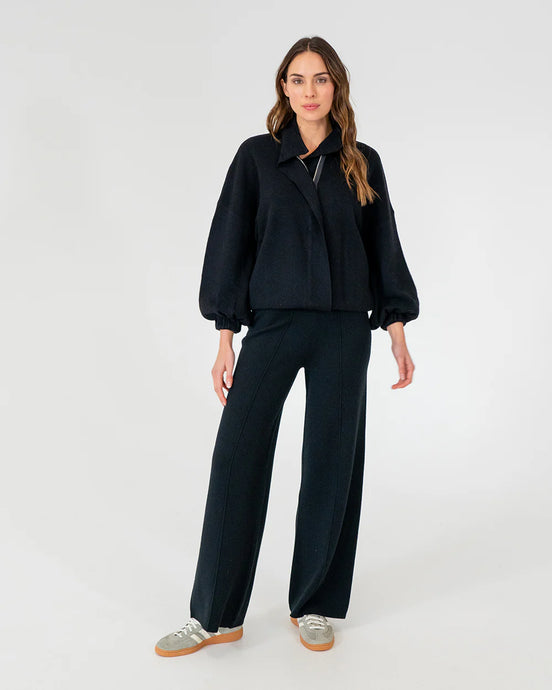 Aspen Wide Leg Pant - Black