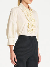 Load image into Gallery viewer, Ruffle Resort Shirt - Vanilla