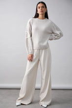 Load image into Gallery viewer, Sawyer Sweater - Alabaster/ Cloud