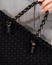 Load image into Gallery viewer, Michigan Tote - Black Neo Plait