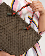 Load image into Gallery viewer, Michigan Tote - Khaki Neo Plait