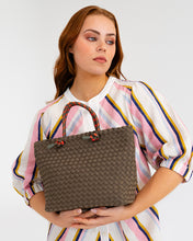 Load image into Gallery viewer, Michigan Tote - Khaki Neo Plait